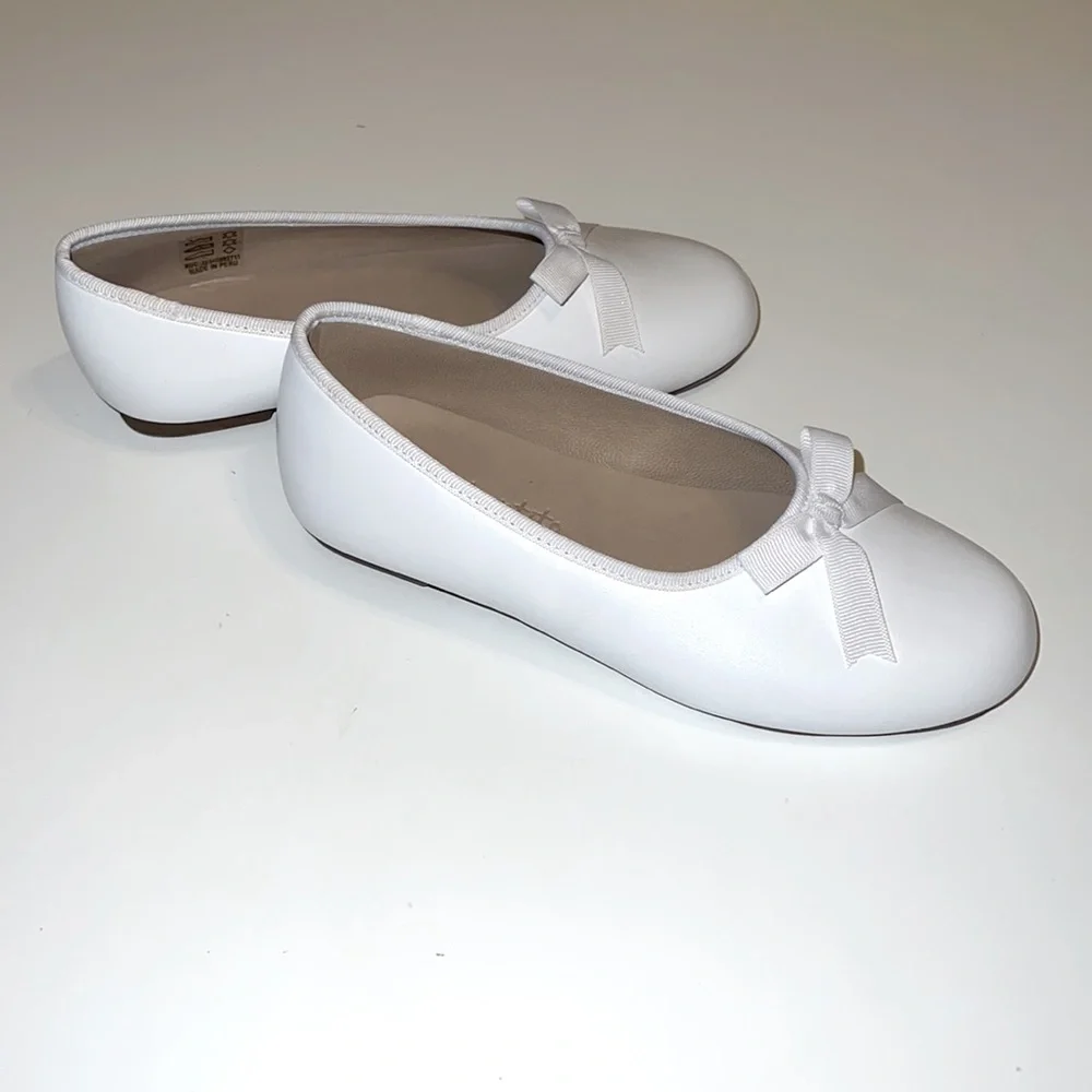 NWT Elephantito size 10 Toddler white leather shoes - Picture 4 of 7